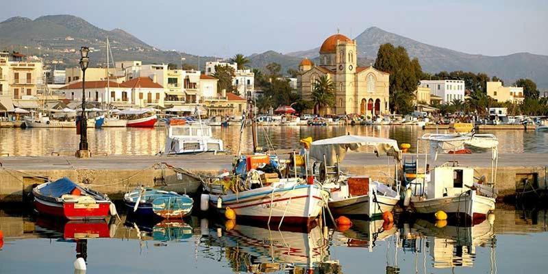 Παραθαλασσια Στουντιο Μιχαλιας Sea View Studio Michalias Agia Marina  エクステリア 写真
