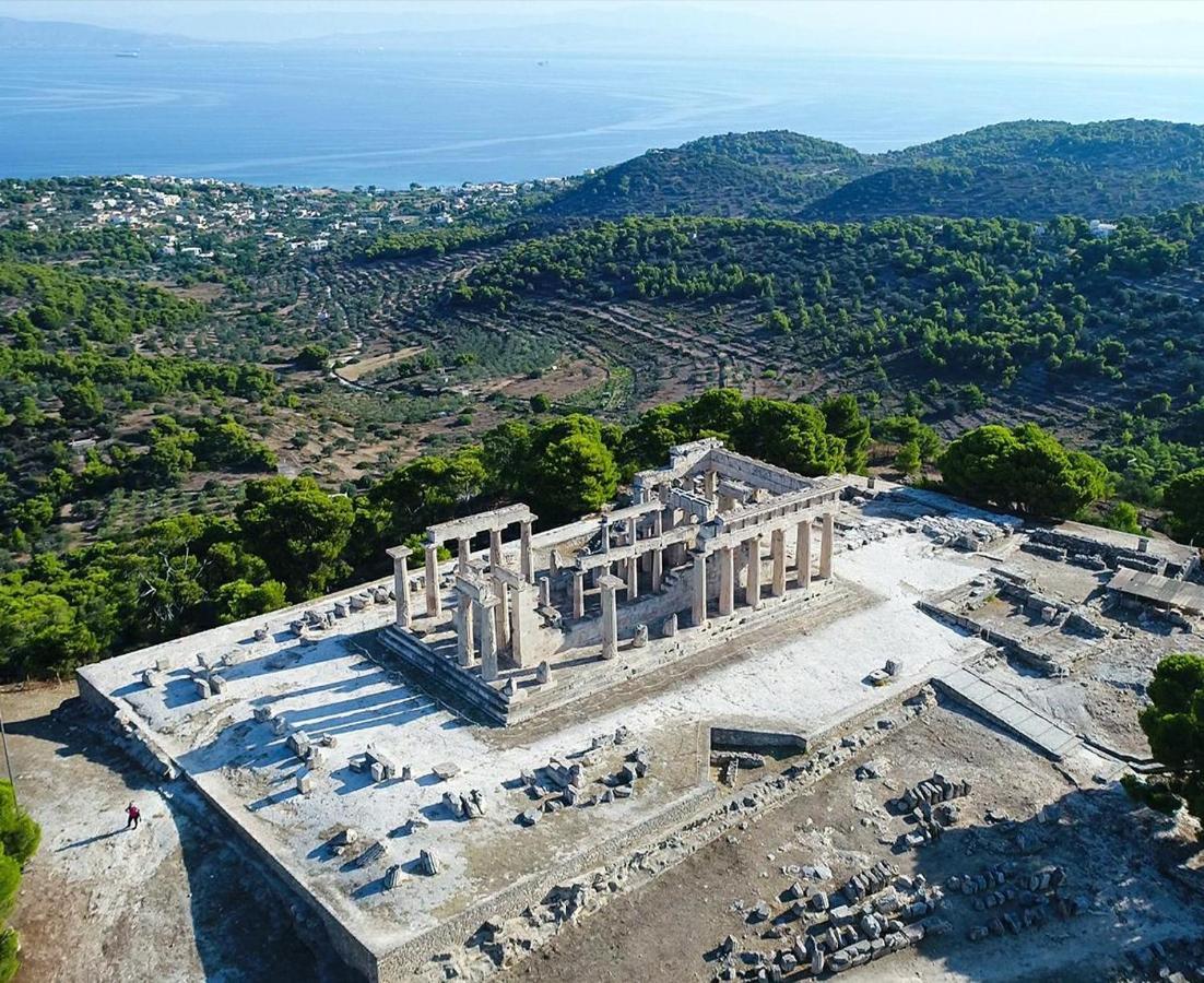 Παραθαλασσια Στουντιο Μιχαλιας Sea View Studio Michalias Agia Marina  エクステリア 写真