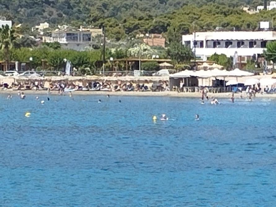 Παραθαλασσια Στουντιο Μιχαλιας Sea View Studio Michalias Agia Marina  エクステリア 写真